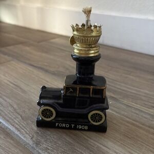 Vintage Mini Oil Kerosene Lamp Stanley Steamer Car 1909- No Shade 4d